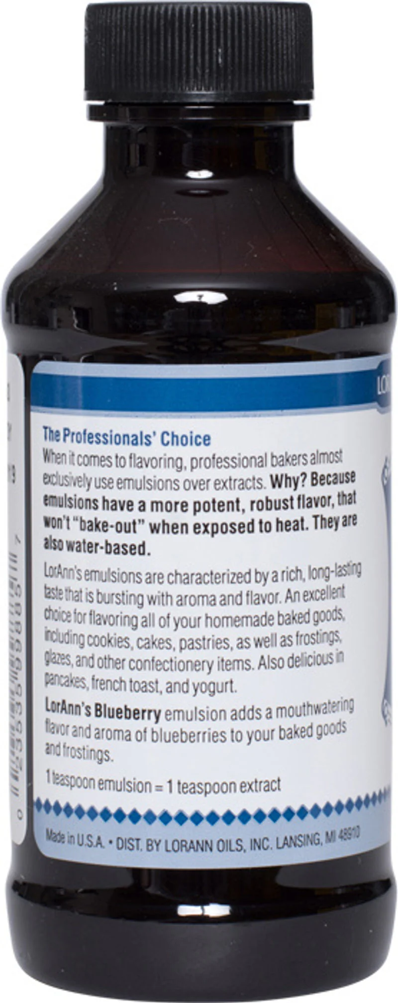 EMULSION FLAVOR BLUEBERRY 0770 4OZ (#63407) - Image 2