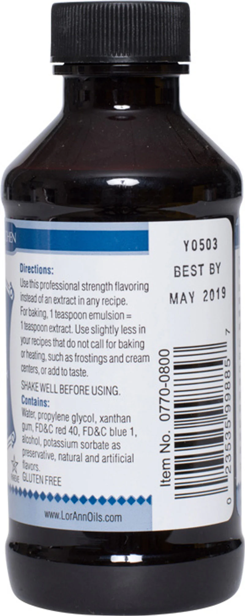 EMULSION FLAVOR BLUEBERRY 0770 4OZ (#63407) - Image 3