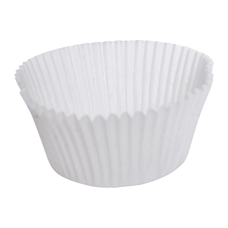 GREASEPROOF BAKING CASE WH 115MM 500PCS (#63729)