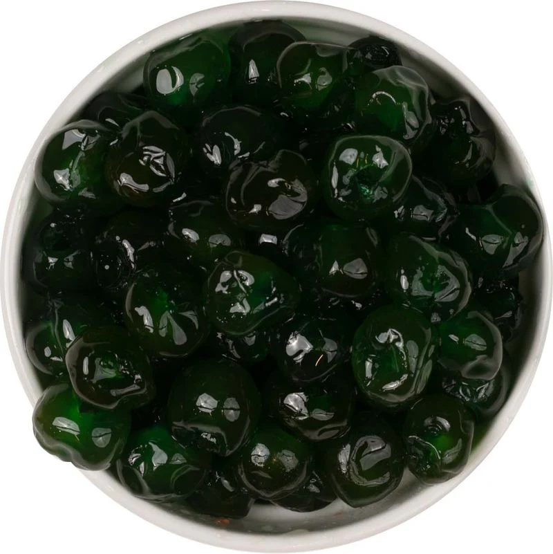 GLACED WHOLE GREEN CHERRIES 5KG (#63733) - Image 2