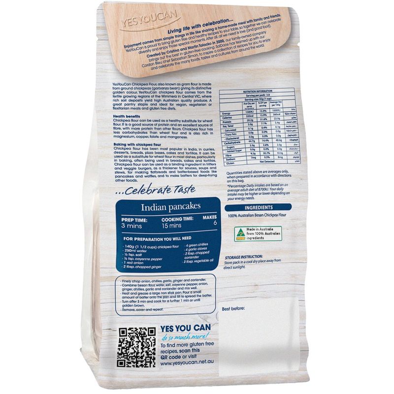 GLUTEN FREE BESAN FLOUR 375G (#64713) - Image 2