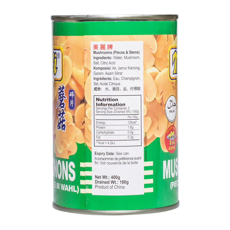 SLICED MUSHROOM IN CAN 400G (#64947) - Image 3