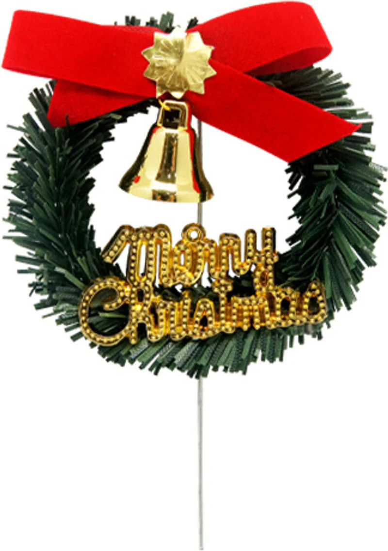 CHRISTMAS WREATH C064 5PCS (#64967)
