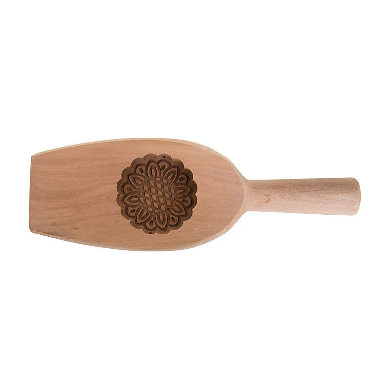 MOONCAKE MOULD WOODEN ROUND (#64984) - Image 2