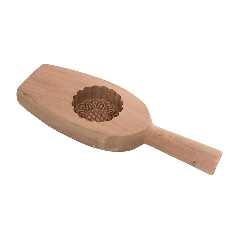 MOONCAKE MOULD WOODEN ROUND (#64984) - Image 4