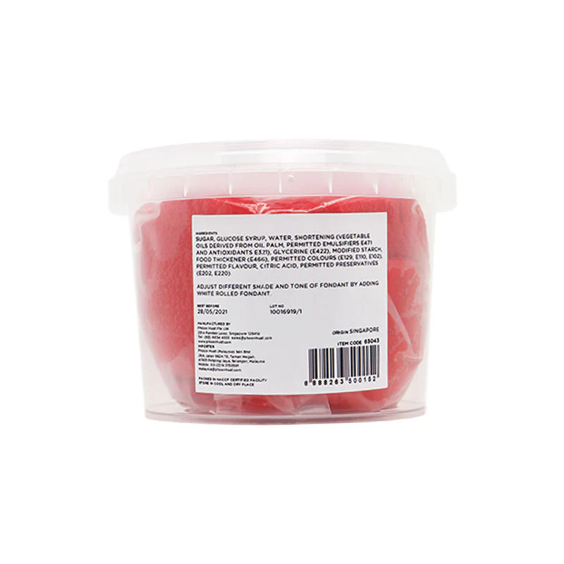 ROLLED FONDANT (RED) 500G (#65043) - Image 2