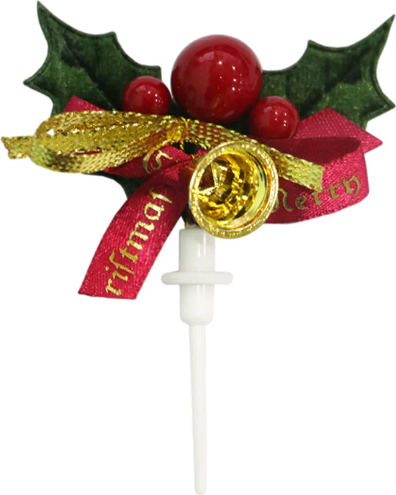 CHRISTMAS LEAF C518P 5PCS (#65465)