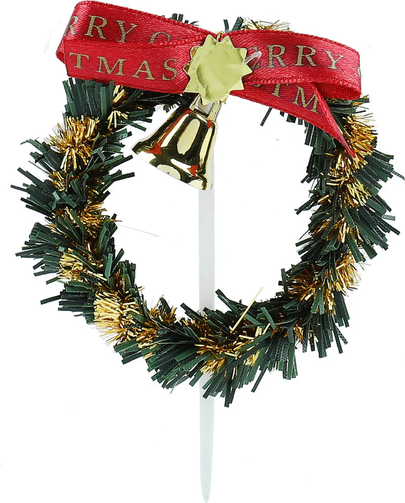 CHRISTMAS WREATH C072 5PCS (#65479)