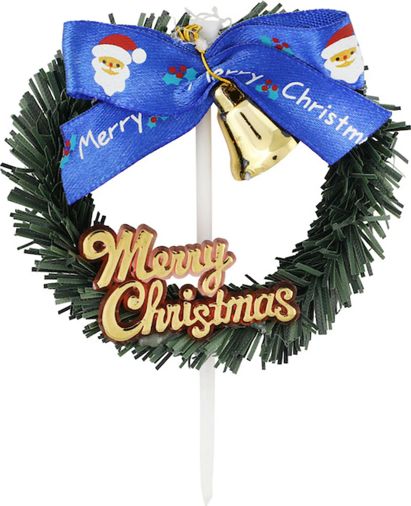 CHRISTMAS WREATH C357 5PCS (#65480)