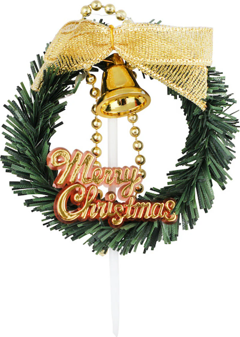 CHRISTMAS WREATH C351P 5PCS (#65481)