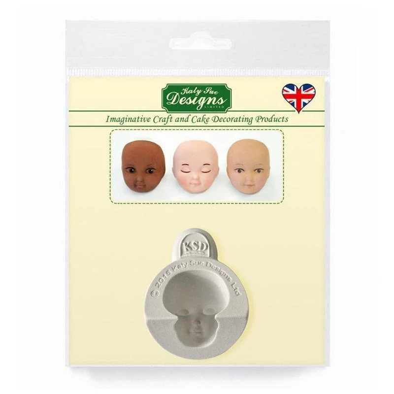 1" BABY HEAD SETA SILICONE MOULD CF0003 (#65540)