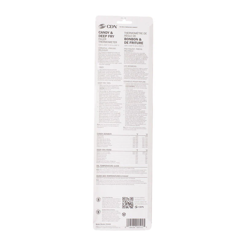 CANDY & DEEP FRY THERMOMETER (RULER) (+40°C+200°C) (#65596) - Image 2