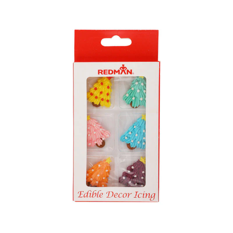 ICING DECOR- CHRISTMAS TREES (#65840)