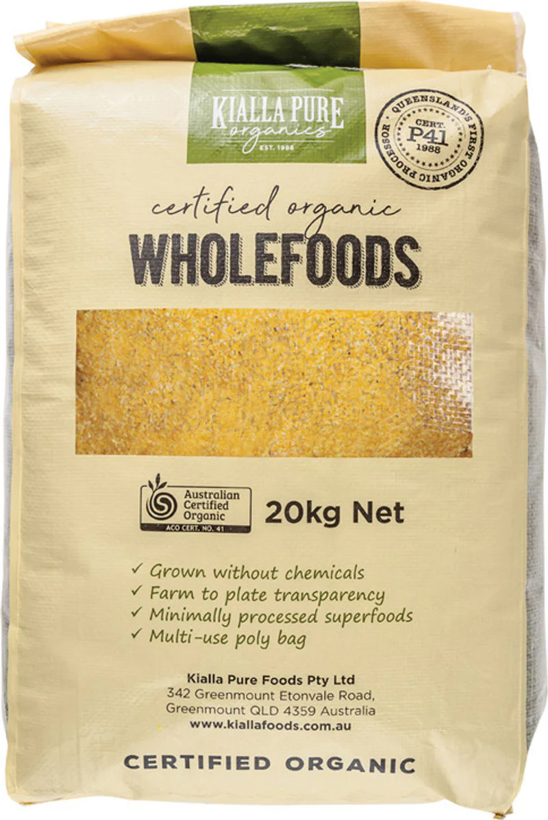 ORGANIC RUSTIC POLENTA (NON-GMO) 20KG (#65868)
