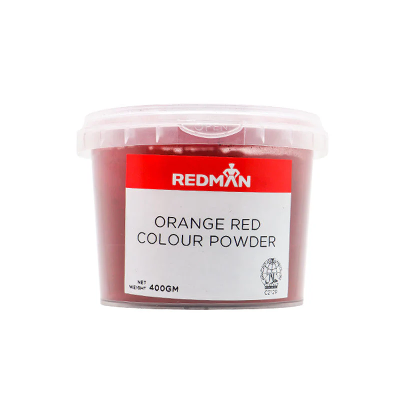 ORANGE RED COLOUR POWDER 400G (#66051)