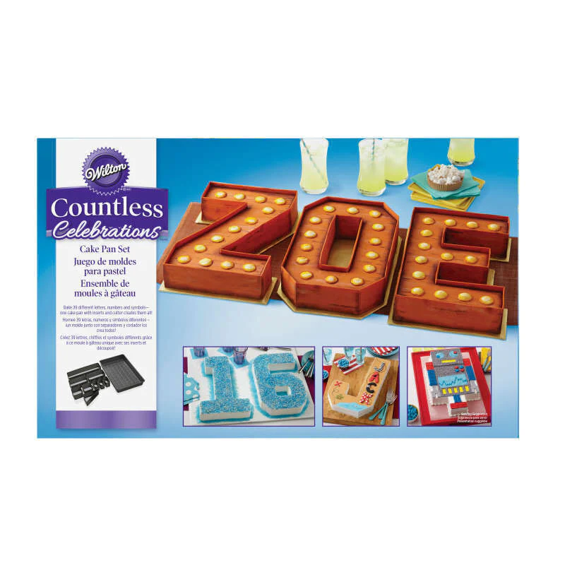 BAKING PAN NUM/LETTER 2105-0801 (#66110)