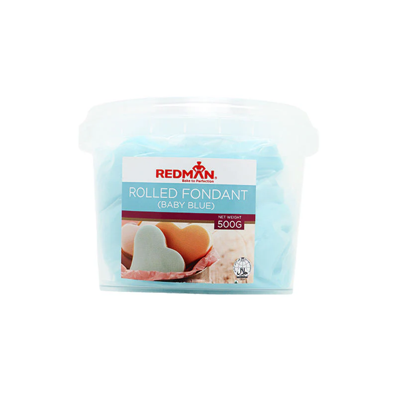 ROLLED FONDANT (BABY BLUE) 500G (#66237)