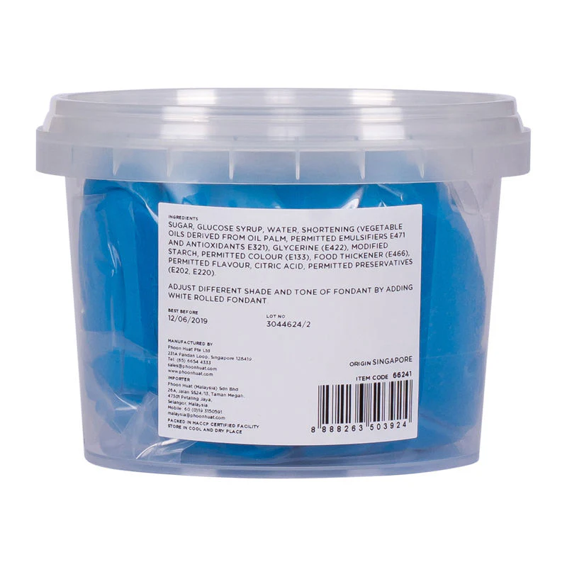 ROLLED FONDANT (SKY BLUE) 500G (#66241) - Image 2