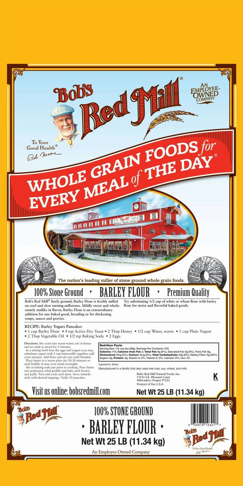 BARLEY FLOUR 25LB (#66330)