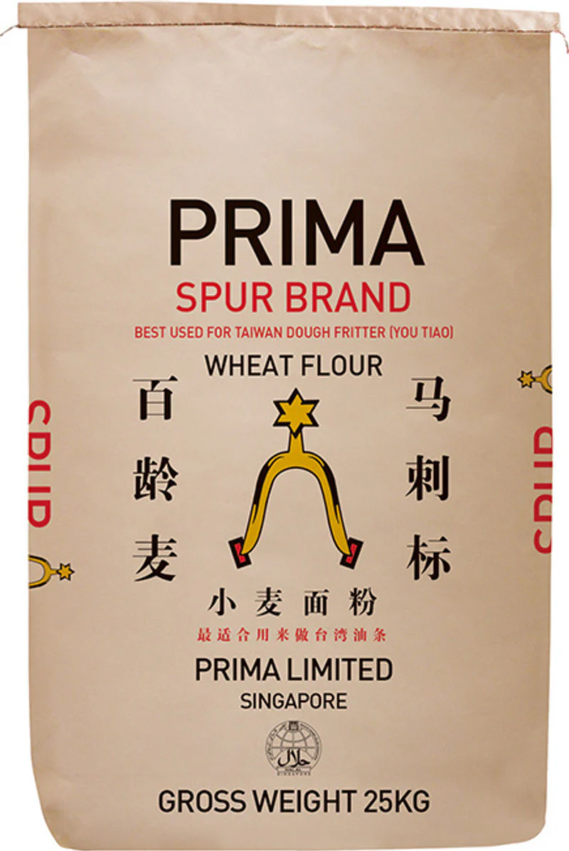 SPUR WHEAT FLOUR FOR FRIED FRITTER(YOU TIAO) 25KG (#66408)