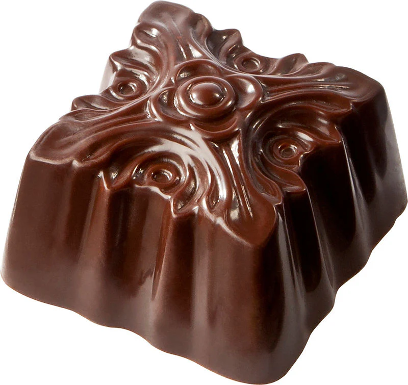 SQUARE CHOC MOULD CW1787 (#66424)