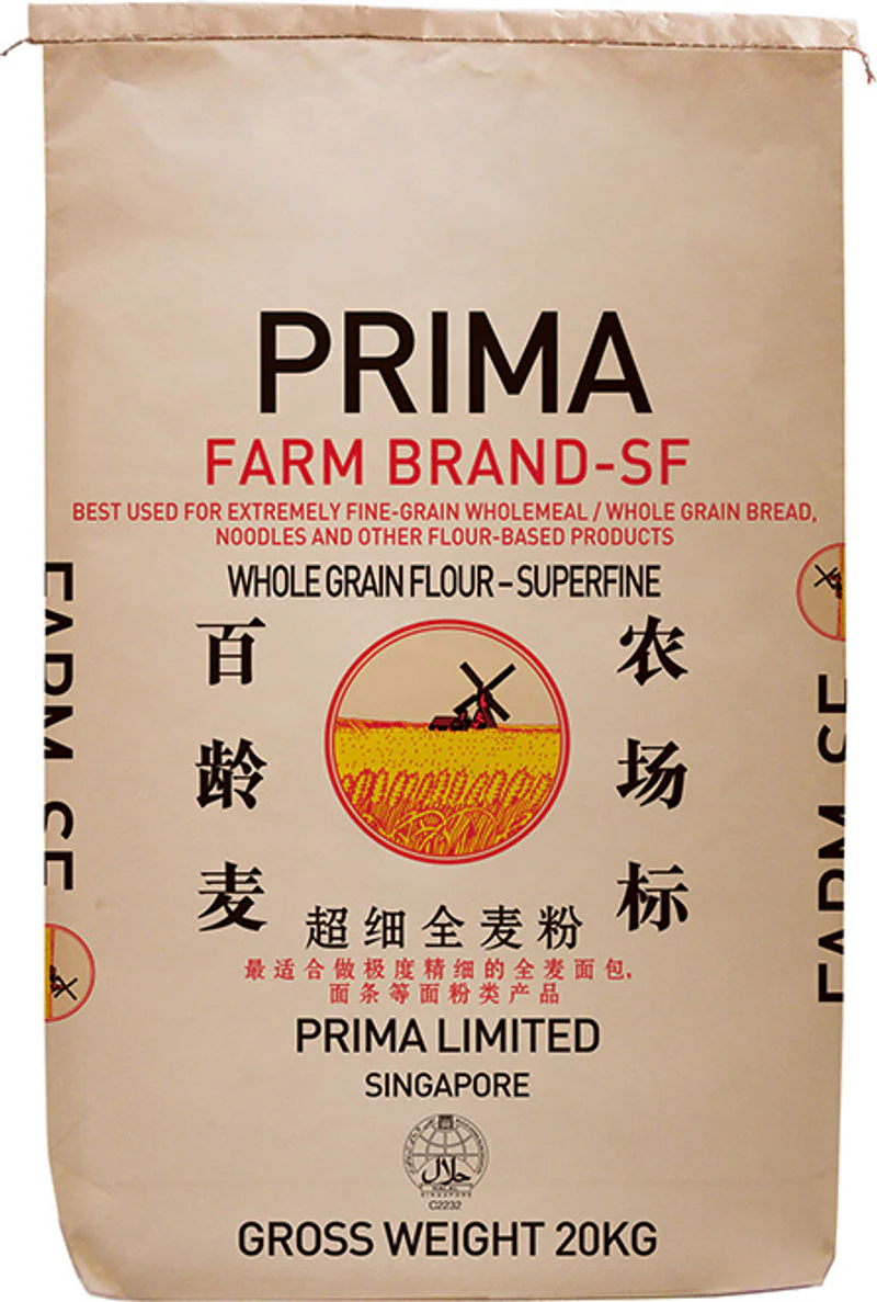FARM-SF SUPERFINE WHOLEGRAIN FLOUR 20KG (#66647)