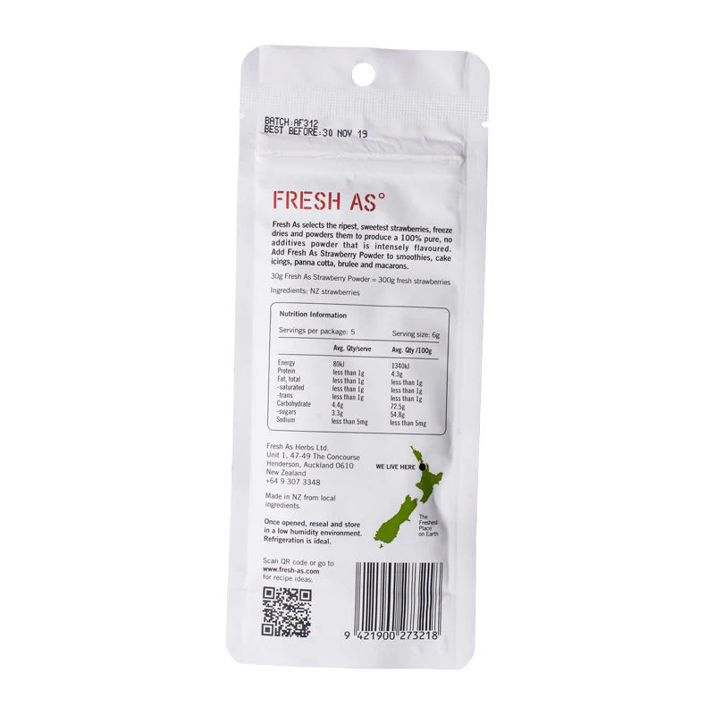 FREEZE DRIED STRAWBERRY POWDER 30G (#66654) - Image 2