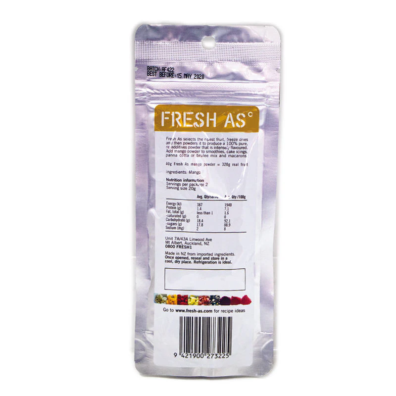 FREEZE DRIED MANGO POWDER 40G (#66656) - Image 2