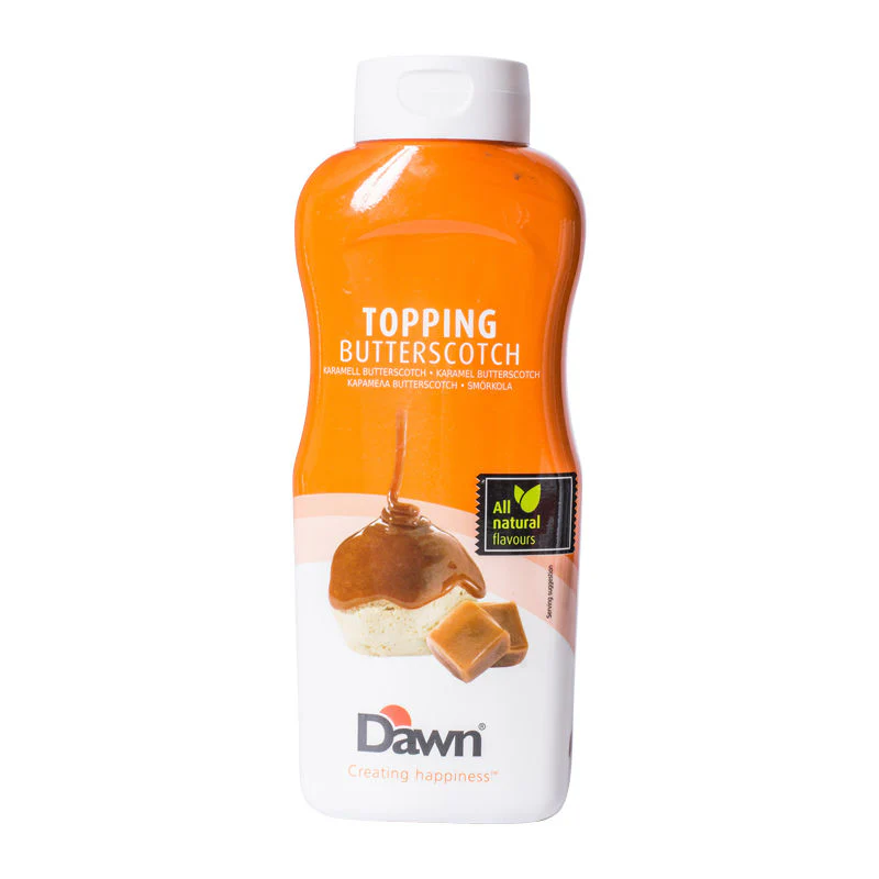 BUTTERSCOTCH TOPPING SAUCE 1KG (#66680)