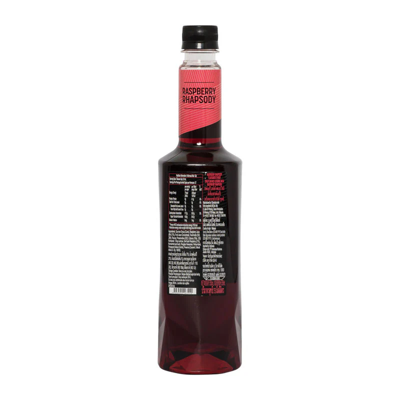 RHAPSODY RASPBERRY FLAVOURED SYRUP 750ML (#66741) - Image 2