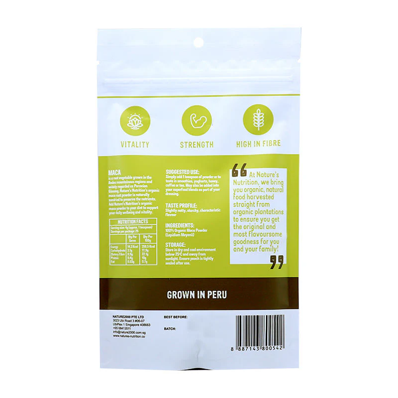 RAW ORGANIC MACA POWDER 100G (#67195) - Image 2