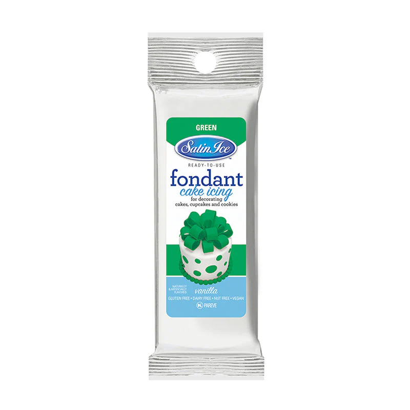 GREEN ROLLED FONDANT 4.4OZ (#67252)