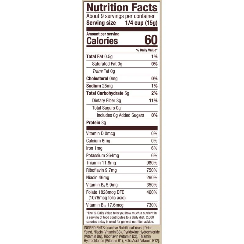 NUTRITIONAL YEAST 5OZ (#67918) - Image 3