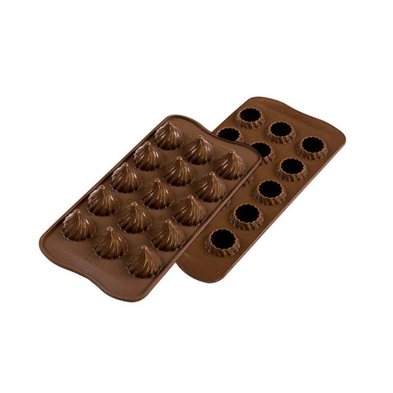SILICON MOULD SCG47 3D CHOCO FLAME 22.147.77.0065 (#101355)
