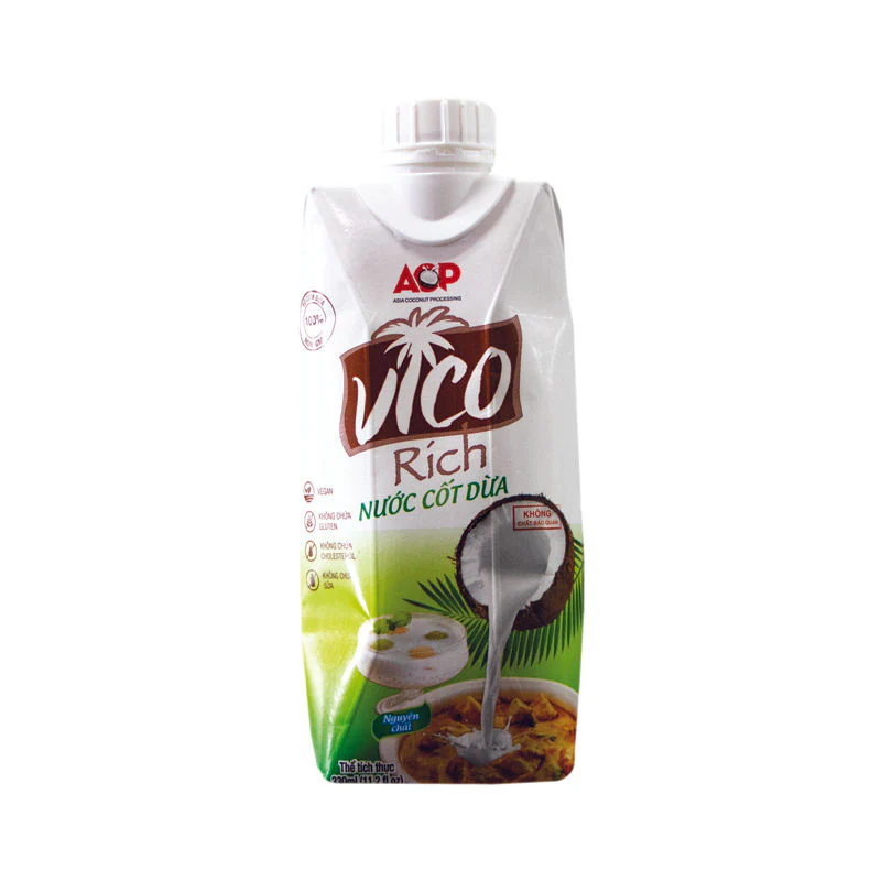 COCONUT MILK UHT 17% 330ML (#101776) - Image 3