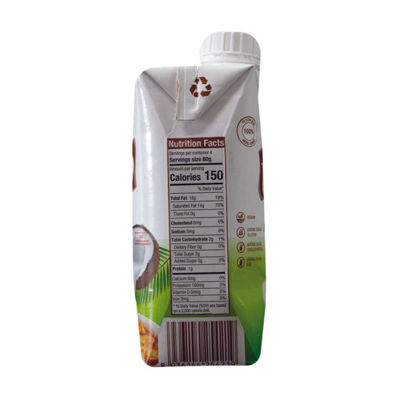 COCONUT MILK UHT 17% 330ML (#101776) - Image 4