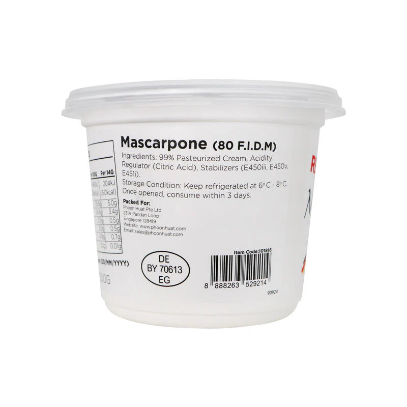 MASCARPONE CHEESE 500G (#101816) - Image 2