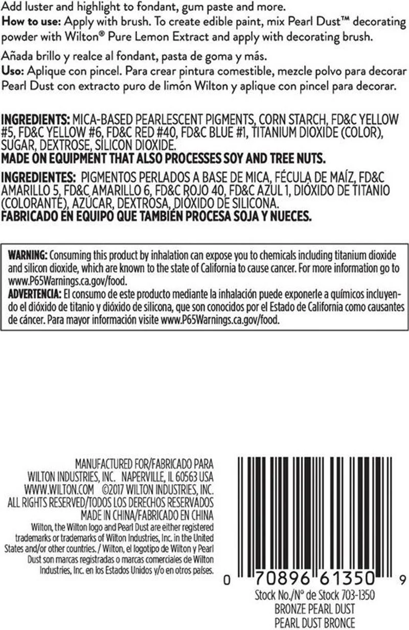 PEARL BRONZE COLOR DUST 703-1350 0.05OZ (#101832) - Image 3