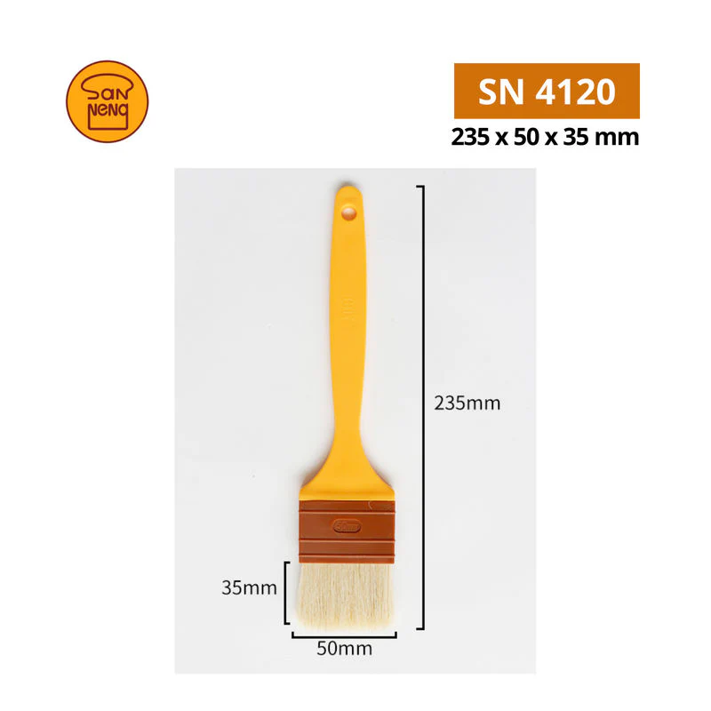 WOOL PASTRY BRUSH 50X35X235MM SN4120 (#102150)