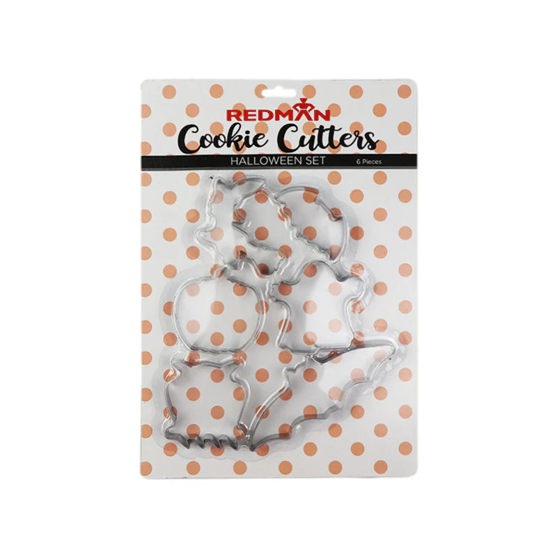 HALLOWEEN COOKIE CUTTER STAINLESS STEEL SET (#102227)
