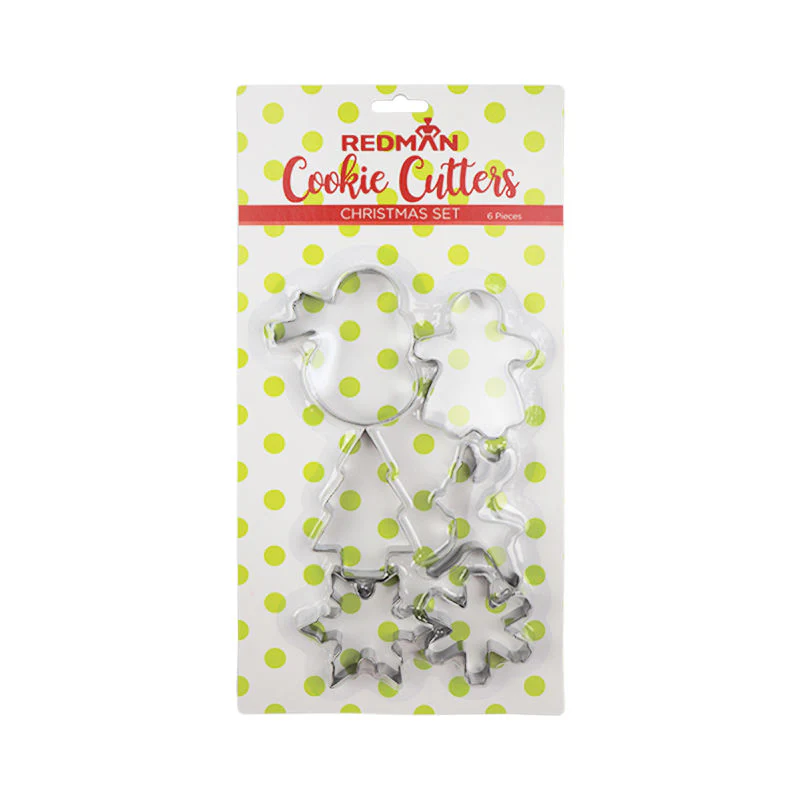 CHRISTMAS COOKIE CUTTER STAINLESS STEEL SET (#102228)