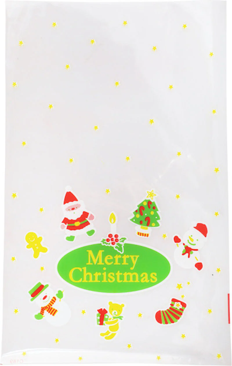 COOKIE BAG X'MAS C189 100PC (#102475)
