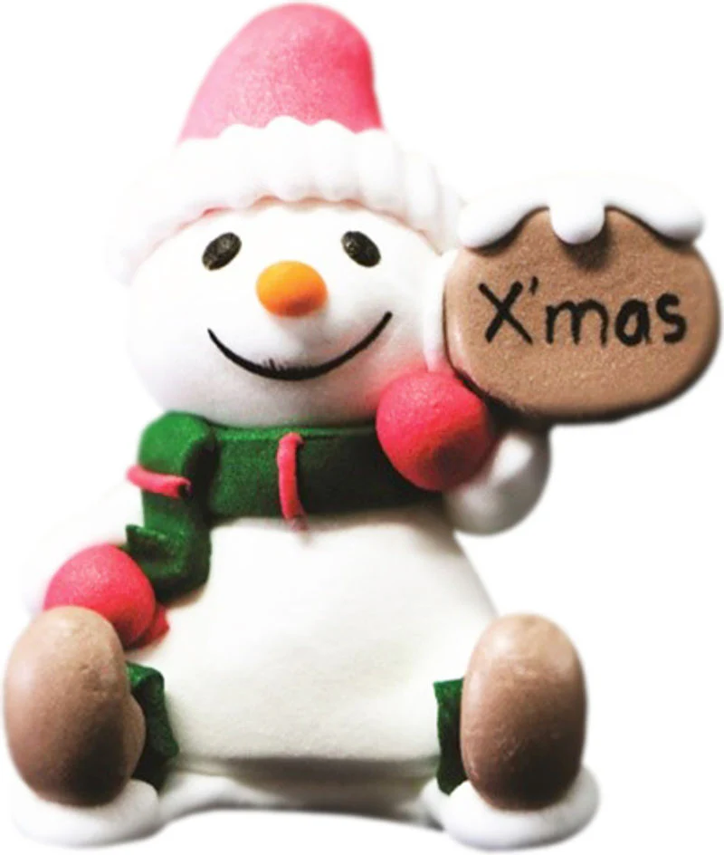ICING SNOWMAN 41X30X50MM C818 (#102903)