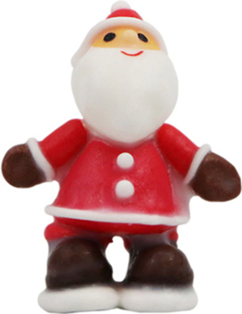 DECOR ICING SANTA SMALL 3.9X2.8CM 1730 (#103000)