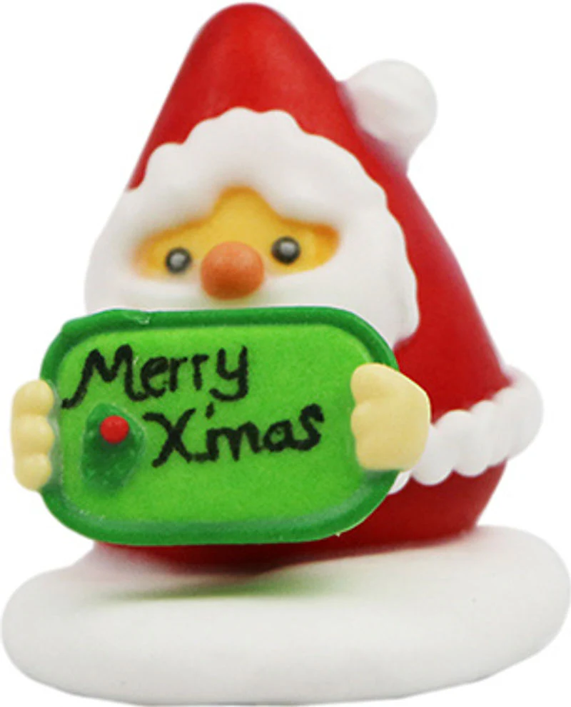 DECOR ICING SANTA SMALL 3.5X3CM 1201 (#103032)