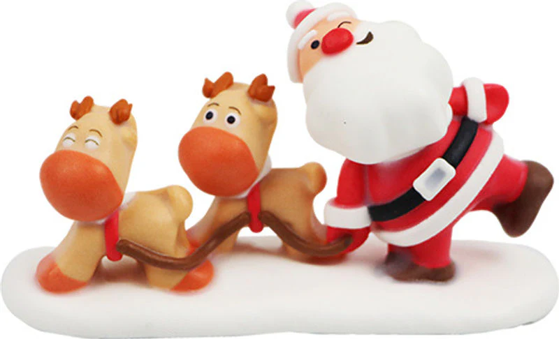 DECOR ICING SANTA LARGE 6.3X11.1CM 1920 (#103056)
