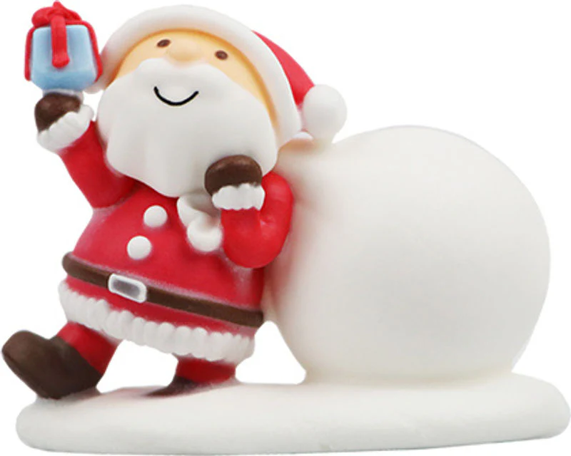 DECOR ICING SANTA LARGE 7.3X9.1CM 2003 (#103066)