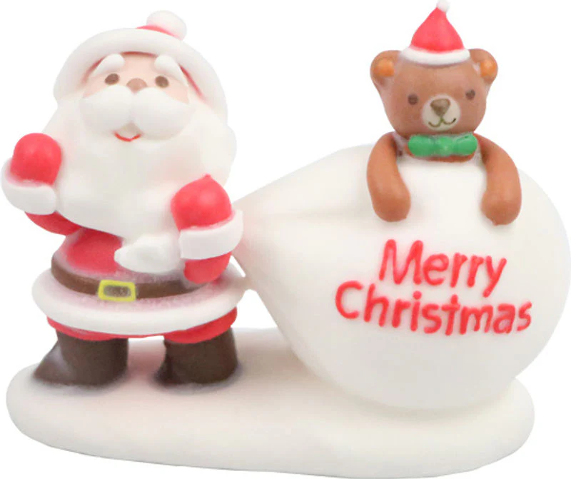DECOR ICING SANTA LARGE 7.3X8.8CM 1916 (#103067)