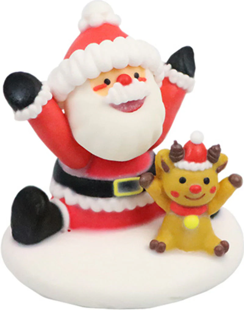 DECOR ICING SANTA LARGE 5.6X6.1CM 1514 (#103071)