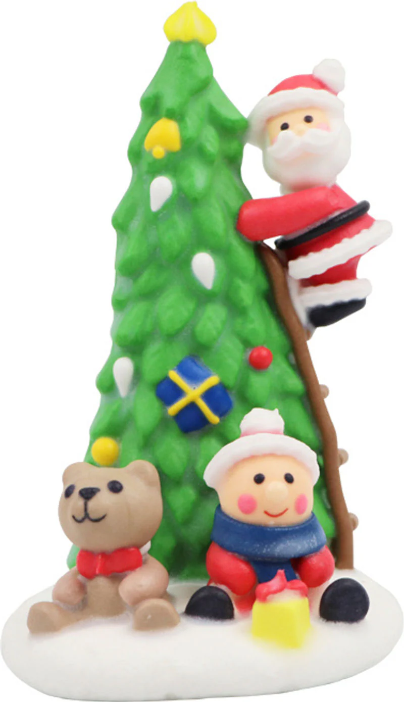 DECOR ICING SANTA LARGE 9.3X5.8CM 2010 (#103081)
